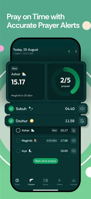 Muslim Pro screenshot 1 of 3, from its App Store listing