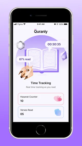 Quranly screenshot 3 of 3, from its App Store listing